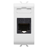 Corus-UTP Cat. 5e RJ-45 socket glossy white 1 module